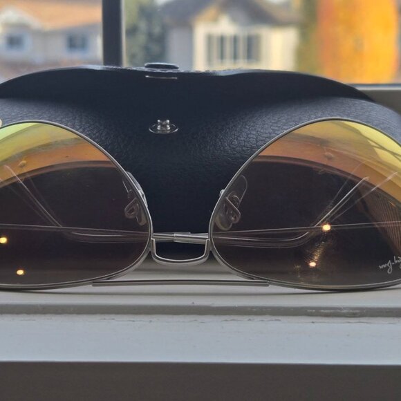 RayBan Pink Mirror Sunglasses - Picture 7 of 9